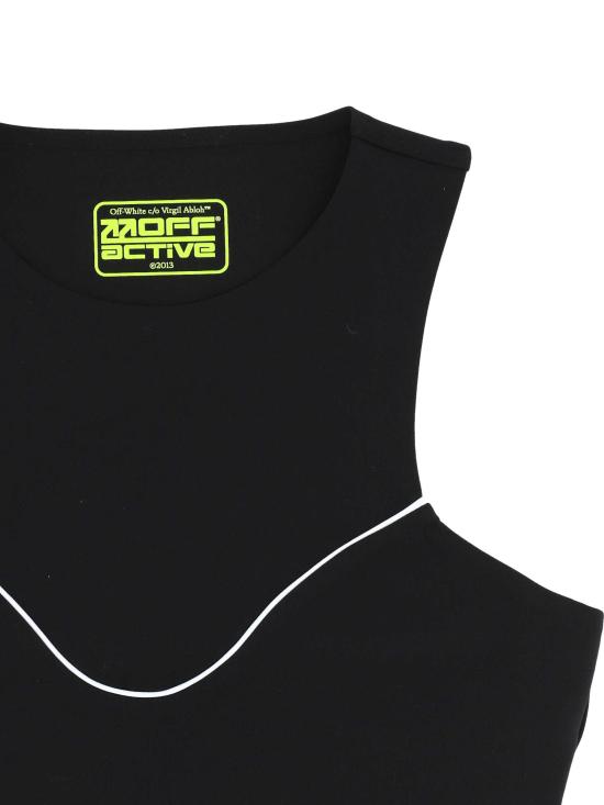 26SS 오프화이트 트레이닝 티셔츠 2VO05QS26JER001 W003 Black - OFF WHITE