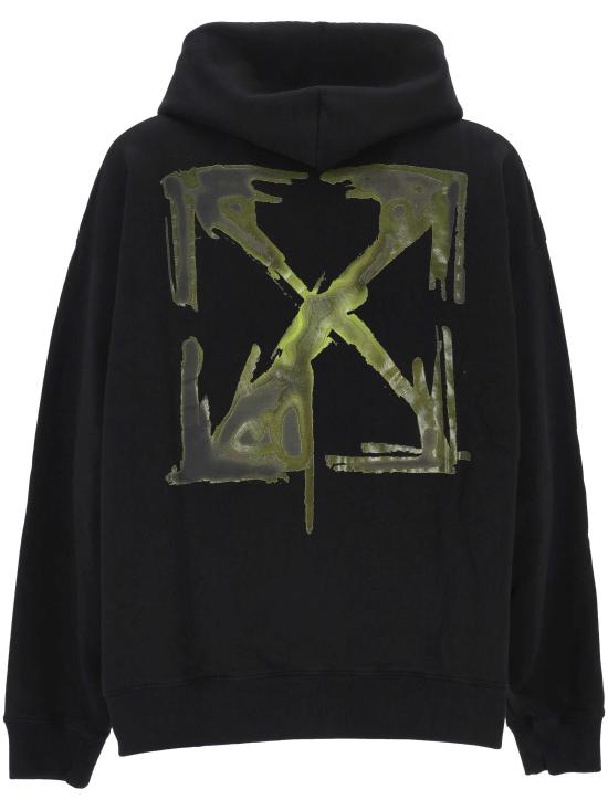 26SS 오프화이트 후드 티셔츠 44MBB085S26F003 001 Black - OFF WHITE