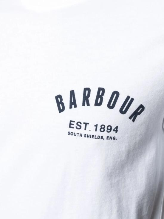 26SS 바버 반팔 티셔츠 MTS0502 MTSWH11 White - BARBOUR