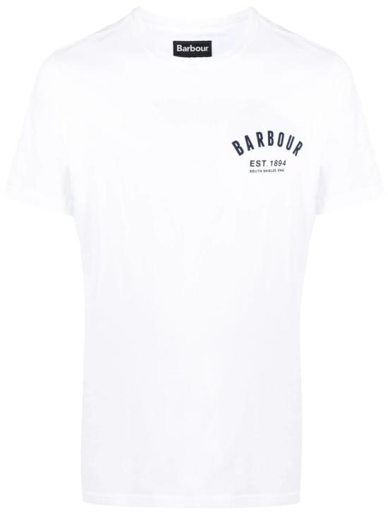 26SS 바버 반팔 티셔츠 MTS0502 MTSWH11 White