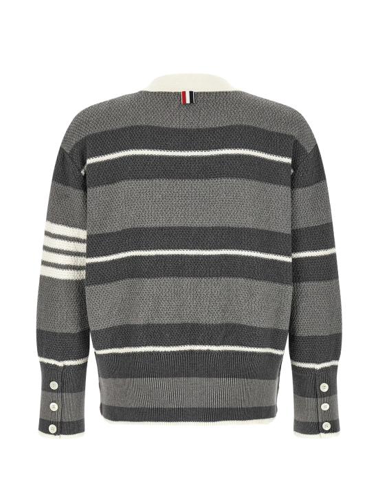 26SS 톰브라운 스웨터 MKC641A Y3016035 Med grey - THOM BROWNE
