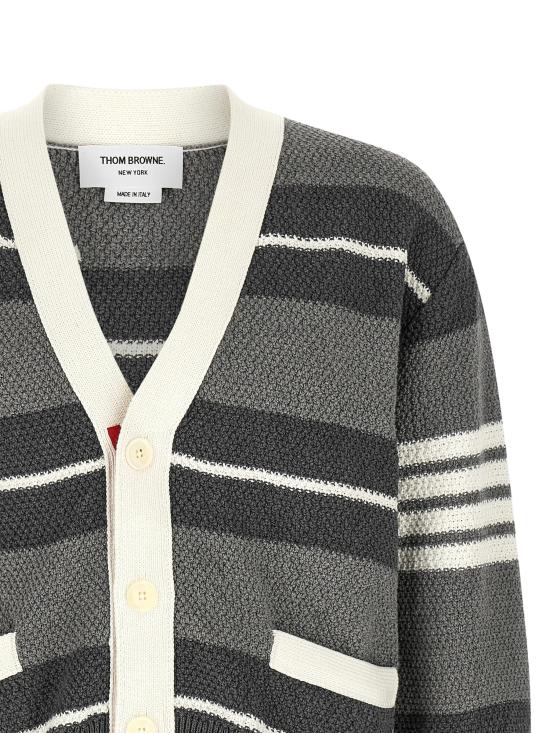 26SS 톰브라운 스웨터 MKC641A Y3016035 Med grey - THOM BROWNE