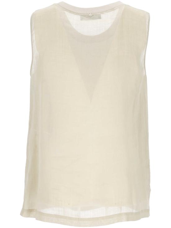 26SS 로레나안토니아찌 민소매 티셔츠 E2644TS38A4248R 0104 Travertine Beige - LORENA ANTONIAZZI