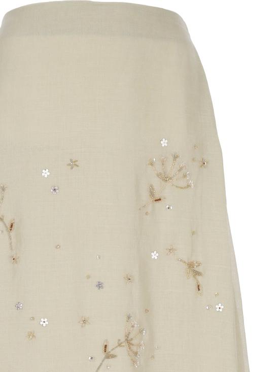 26SS 로레나안토니아찌 미디 스커트 E2644GO41A4248R 0104 Travertine Beige - LORENA ANTONIAZZI