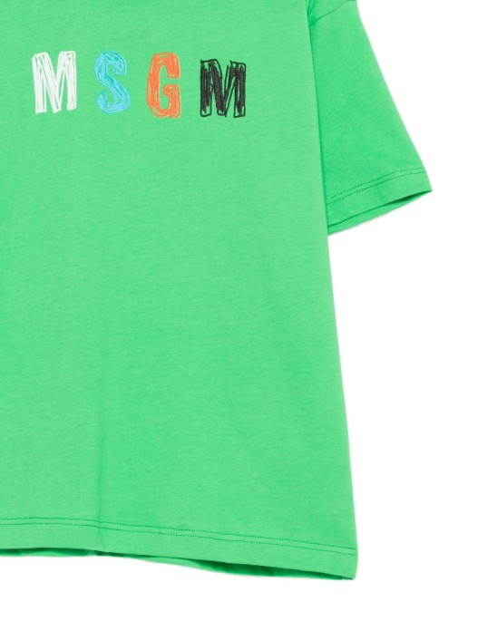 26SS [키즈] 엠에스지엠 티셔츠 S6MSJBTH232 MS006 Irish green - MSGM