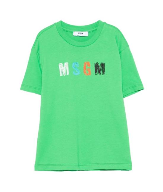 26SS [키즈] 엠에스지엠 티셔츠 S6MSJBTH232 MS006 Irish green