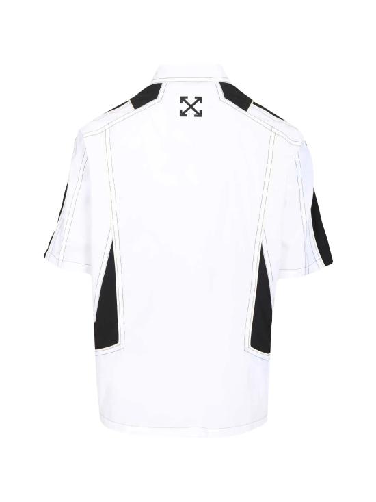 26SS 오프화이트 반팔 셔츠 OMGG01HS26FAB00 110 White - OFF WHITE