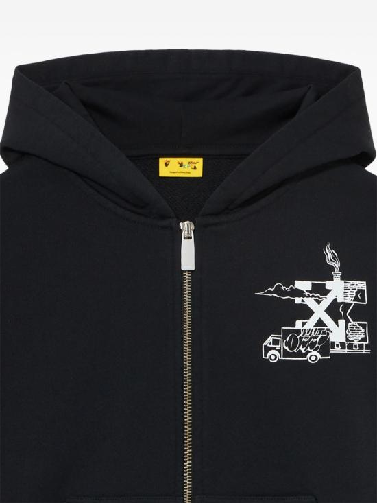 26SS [키즈] 오프화이트 티셔츠 44BBE001S26F001 Black - OFF WHITE