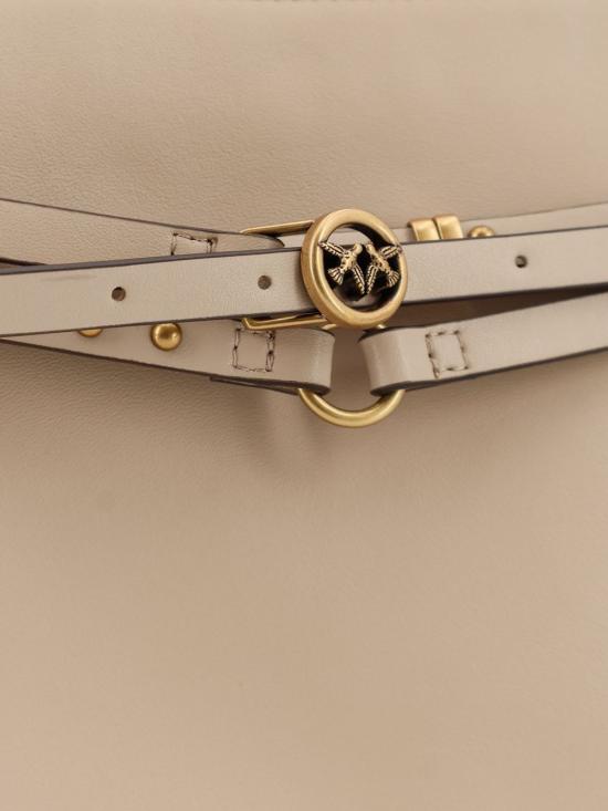 26SS 핑코 숄더백 106176 A0QOC50Q BEIGE GRIGIO FUMO ANTIQUE GOLD - PINKO