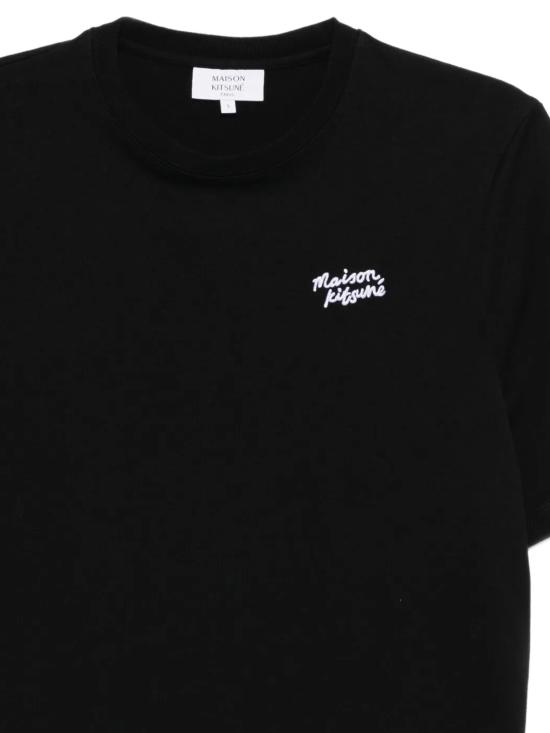 26SS 메종키츠네 핸드라이팅 컴포트 티셔츠 PW00114KJ0119 O197 Black - MAISON KITSUNE