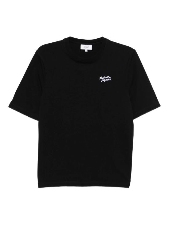 26SS 메종키츠네 핸드라이팅 컴포트 티셔츠 PW00114KJ0119 O197 Black