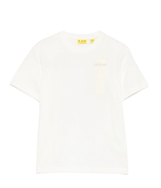 26SS [키즈] 오프화이트 티셔츠 44GAA001S26J008 100 White