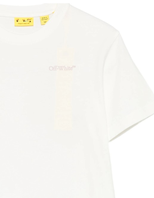 26SS [키즈] 오프화이트 티셔츠 44GAA001S26J008 100 White - OFF WHITE