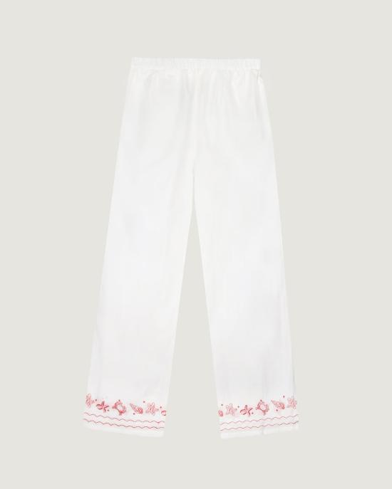 26SS 메종 라비쉬 스트레이트 팬츠 ZWOUDINSHELLLI OFF WHITE