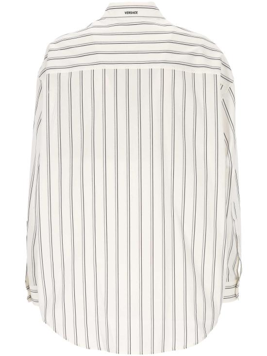 26SS 베르사체 셔츠 1024428 1A179002WF40 OFF WHITE BLACK - VERSACE