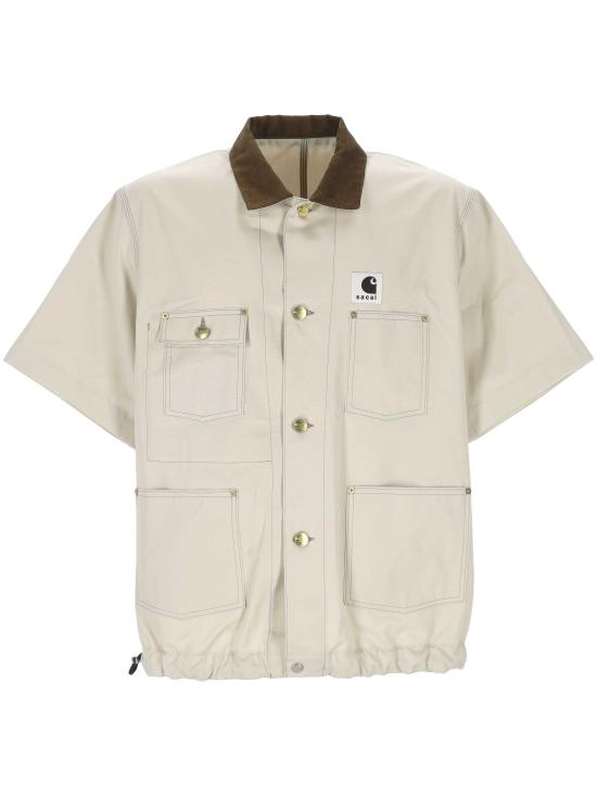 26SS 사카이 X 칼하트 WIP 반팔 셔츠 26 03991M 199 White