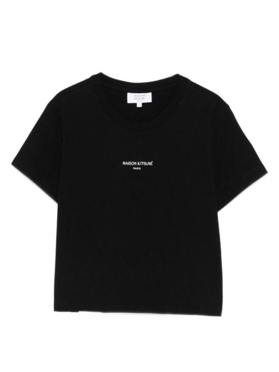 26SS 메종키츠네 반팔 티셔츠 QW00100KJ7026 P199 Black