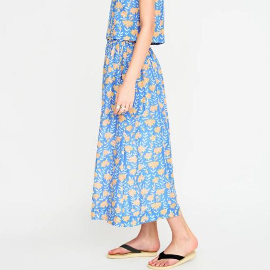  머스 롱 스커트 미르스 베로나 스커트 탠저린 카네이션 - MIRTH