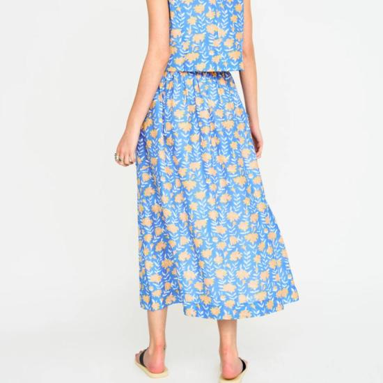  머스 롱 스커트 미르스 베로나 스커트 탠저린 카네이션 - MIRTH