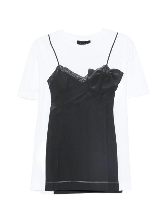 26SS 시몬로샤 반팔 티셔츠 5195P70AP70B 0569WHITE BLACK