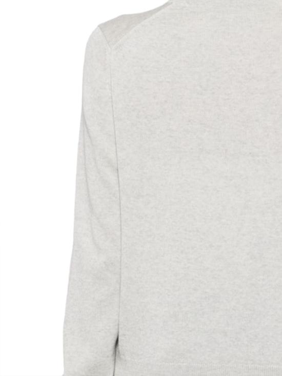 26SS 메종키츠네 베이비 폭스 메리노 레귤러 점퍼 PW00801KT1181 H120 Light grey melange - MAISON KITSUNE