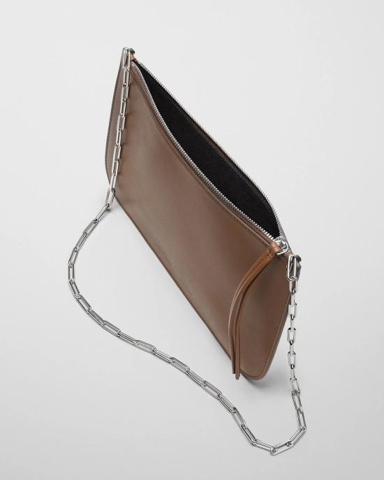 26SS 피비 파일로 숄더백 DB28LT0066 700KH S KHAKI SILVER - PHOEBE PHILO