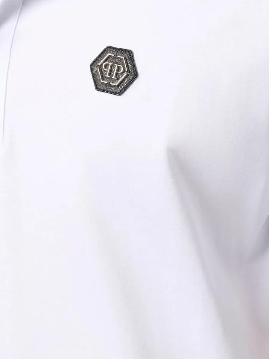 26SS 필립 플레인 폴로 티셔츠 MTK8744 PJY002N01 White - PHILIPP PLEIN