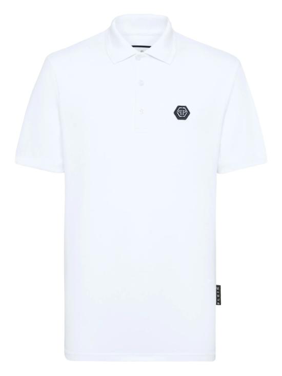 26SS 필립 플레인 폴로 티셔츠 MTK8744 PJY002N01 White