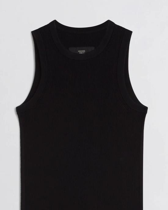 26SS 피비 파일로 민소매 티셔츠 DK101KC0041 900BK Black - PHOEBE PHILO