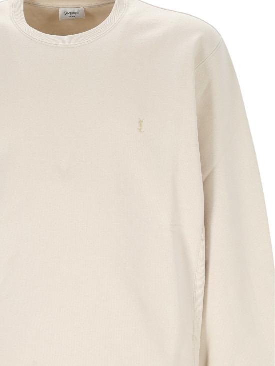 26SS 생로랑 긴팔 티셔츠 859817 Y36SW7425 VANILLE MIEL CLAIR - SAINT LAURENT