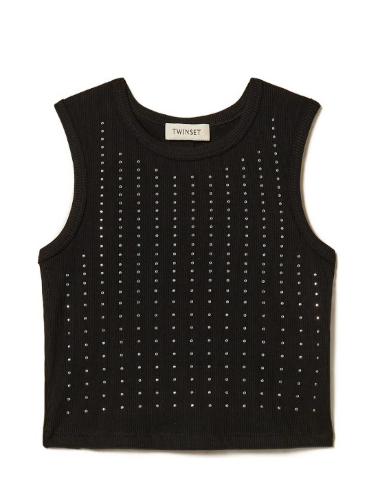 26SS [키즈] 트윈셋 티셔츠 261GJ2240 00006 Black