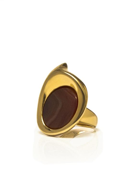 26SS 판코네시 반지 S26FG001S RED AGATE