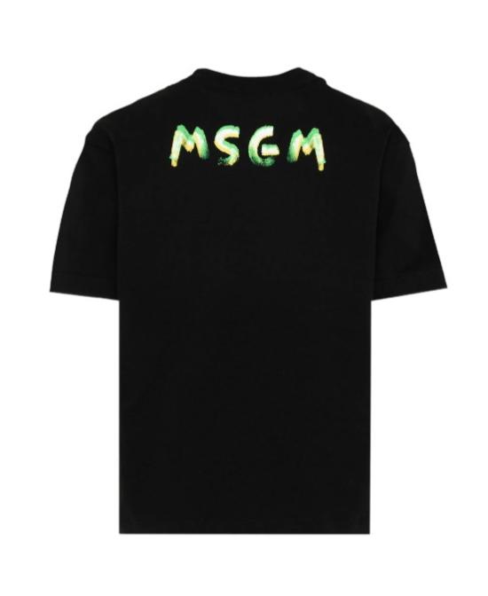26SS [키즈] 엠에스지엠 티셔츠 S6MSJUTH003 110 Nero black - MSGM