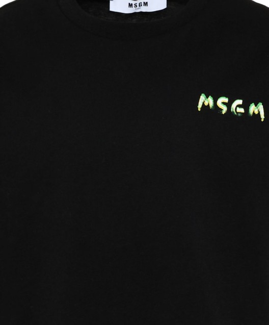 26SS [키즈] 엠에스지엠 티셔츠 S6MSJUTH003 110 Nero black - MSGM