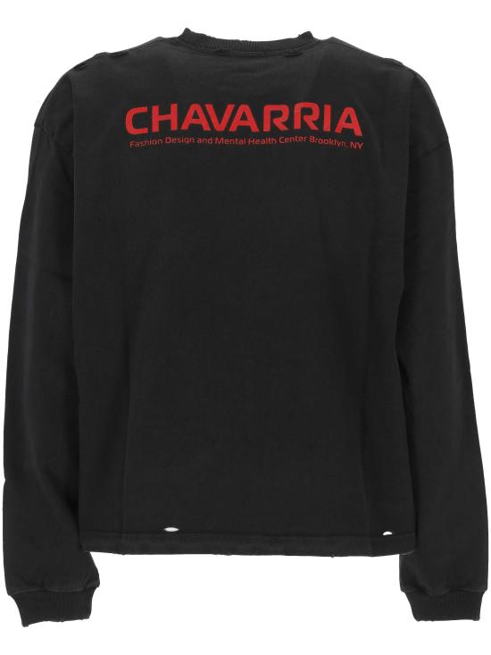 26SS 윌리 차바리아 반팔 티셔츠 WCJSY0227 001 Black - WILLY CHAVARRIA