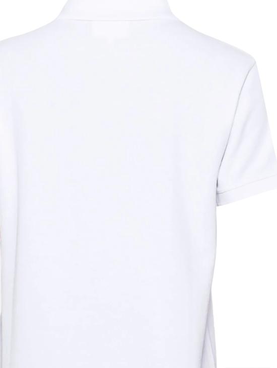 26SS 메종키츠네 베이비폭스 오버사이즈 폴로 티셔츠 OW00207KP0001 P100 White - MAISON KITSUNE