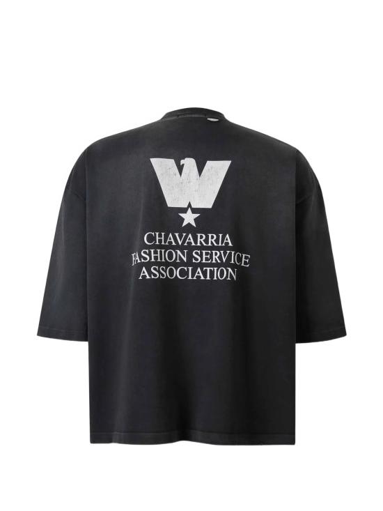 26SS 윌리 차바리아 반팔 티셔츠 WCJSY0274 001 - WILLY CHAVARRIA