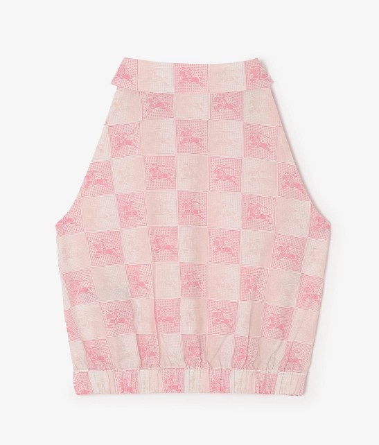 26SS [키즈] 버버리 티셔츠 8123971 X Peony pink ip pattrn - BURBERRY