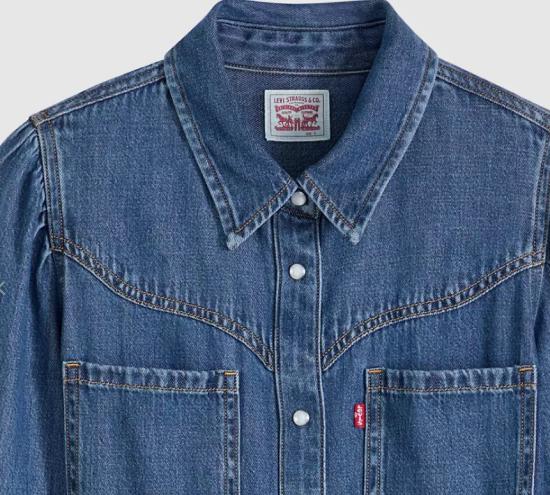 26SS 리바이스 데님 원피스 005OK 0000 MID BLUE - LEVI'S