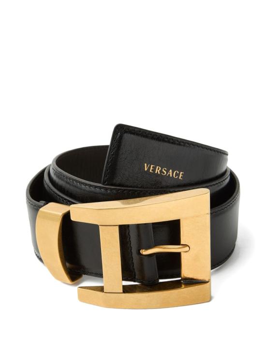 26SS 베르사체 가죽 벨트 1024197 1A178481B55J NERO ORO 82