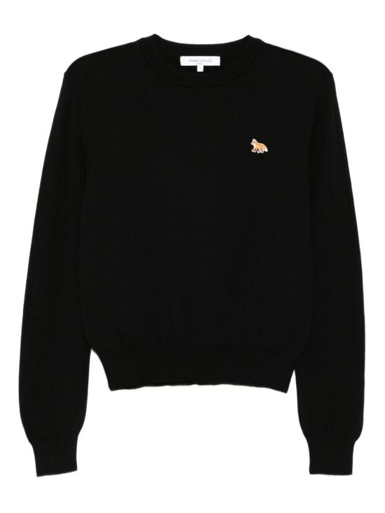 26SS 메종키츠네 베이비 폭스 메리노 레귤러 점퍼 PW00801KT1181 P199 Black