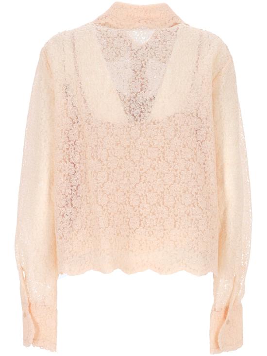 26SS 에르마노 설비노 셔츠 D482K331APCSEWF 20917 Bleached almond - ERMANNO SCERVINO