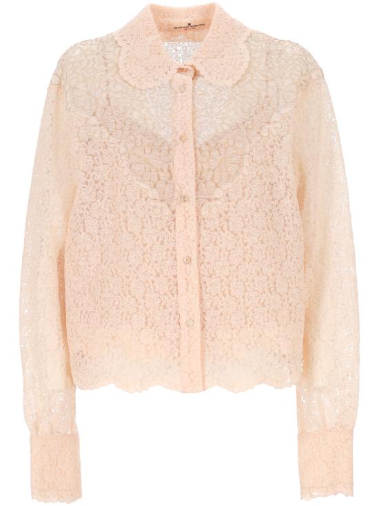 26SS 에르마노 설비노 셔츠 D482K331APCSEWF 20917 Bleached almond