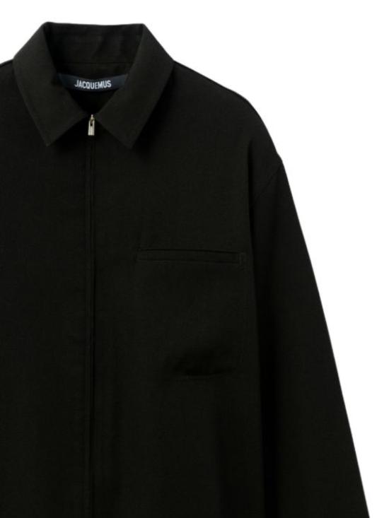 26SS 자크뮈스 긴팔 셔츠 SHM00576AW00739 990 Black - JACQUEMUS