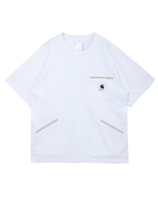 26SS 사카이 X 칼하트 WIP 반팔 티셔츠 26 01092S 101 White