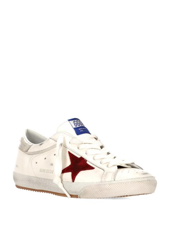 26SS 골든구스 슈퍼스타 스니커즈 GMF01003 F00813712378 WHITE RED PLATINUM - GOLDEN GOOSE
