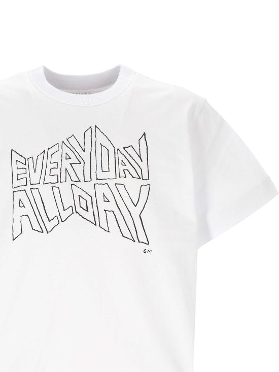 26SS SACAI GEOFF 반팔 티셔츠 26 01121S 101 White - OTHER BRANDS