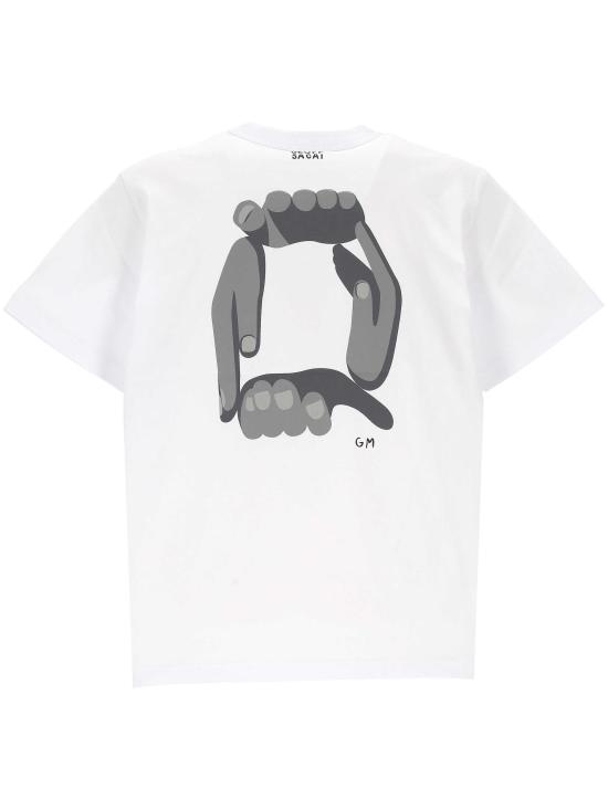 26SS SACAI GEOFF 반팔 티셔츠 26 01121S 101 White - OTHER BRANDS