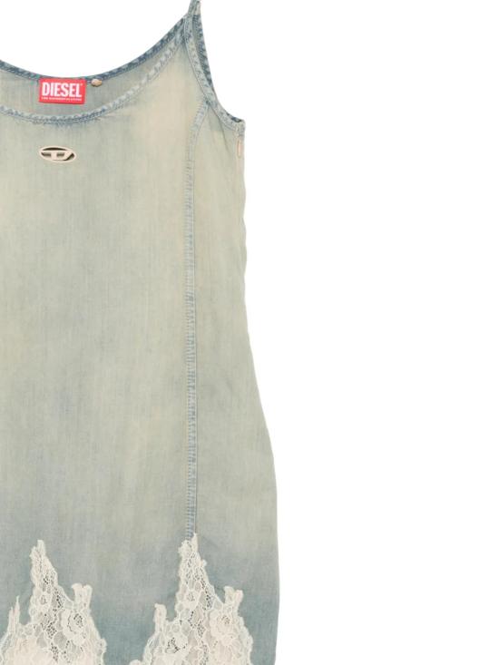 26SS 디젤 레이스 데님 미니 드레스 A21740 0CEDE01 - DIESEL