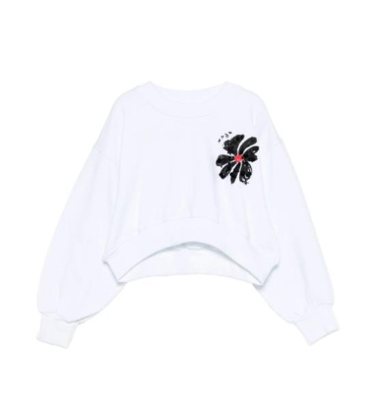 26SS [키즈] 엠에스지엠 티셔츠 S6MSJGSW079 001 Bianco white